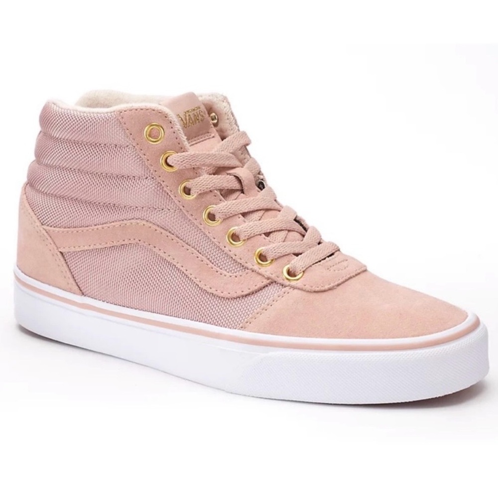 Vans Pink High-Top Sneakers